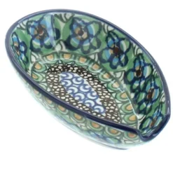 Blue Rose Polish Pottery 381 Ceramika Artystyczna Small Spoon Rest -Blue Rose Pottery Store GUEST 5d039bd6 4600 4c64 aca3 e2024f8aa782