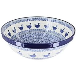 Blue Rose Polish Pottery 55 Ceramika Artystyczna Large Serving Bowl 14 Blue Rose Polish Pottery 55 Ceramika Artystyczna Large Serving Bowl -Blue Rose Pottery Store GUEST 5d173751 40c7 43bd ba27 1907c2f01752