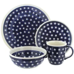 Blue Rose Polish Pottery Zaklady Dinnerware (16 PC) -Blue Rose Pottery Store GUEST 5d56788d d43d 4754 b8e0 dc0b17322bcd 1