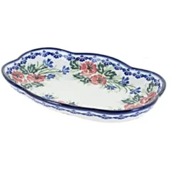 Blue Rose Polish Pottery 11E WR Scallop Dish -Blue Rose Pottery Store GUEST 5d8ddf5b 889a 4665 a048 dc3803eacf1b 1