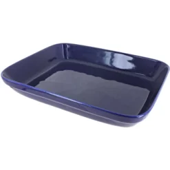Blue Rose Polish Pottery 372 Zaklady Large Rectangular Baker