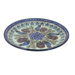 Blue Rose Polish Pottery Ceramika Artystyczna Dessert Plate -Blue Rose Pottery Store GUEST 5dd67678 86a2 4e87 8927 6da6066a6cf8