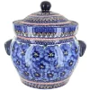 Blue Rose Polish Pottery Blue Art Large Canister -Blue Rose Pottery Store GUEST 5e0514ce 6cb6 4fd6 a25d 35670c7be0c6