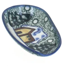 Blue Rose Polish Pottery 55d WR Unikat Small Spoon Rest -Blue Rose Pottery Store GUEST 5ee694f1 3232 477a 9690 9603b4cbb059