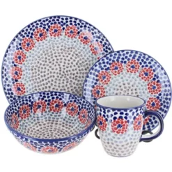 Blue Rose Polish Pottery Manufaktura Dinnerware (4PC) 34 Blue Rose Polish Pottery Manufaktura Dinnerware (4PC) -Blue Rose Pottery Store GUEST 5f188e46 44f0 4f1f 808a 8c8c24c1d943