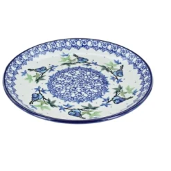Blue Rose Polish Pottery Ceramika Artystyczna Dessert Plate -Blue Rose Pottery Store GUEST 5f31dee8 e557 4bab 9505 b3215f9a5f3f