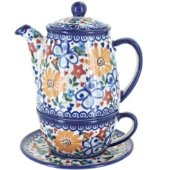 Blue Rose Polish Pottery 380 Vena Tea For One 18 Blue Rose Polish Pottery 380 Vena Tea For One -Blue Rose Pottery Store GUEST 5fa53cad 8cb7 42ae 9839 898fb6baf2ae