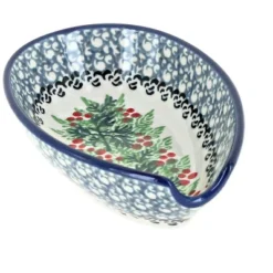 Blue Rose Polish Pottery 381 Ceramika Artystyczna Small Spoon Rest -Blue Rose Pottery Store GUEST 603b03ef 45d5 44f3 80fd 6c2ffb2d84fe