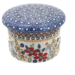 Blue Rose Polish Pottery M136 Manufaktura French Butter Dish -Blue Rose Pottery Store GUEST 6050d37b d976 48bd a181 ad170cfc9c8e