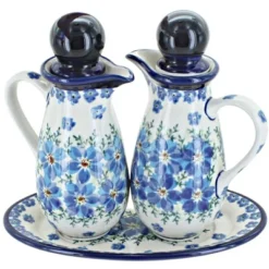 Blue Rose Polish Pottery 1184 Zaklady Oil & Vinegar Sets -Blue Rose Pottery Store GUEST 605f98eb 8fb8 474b 8493 99e6ecadb187