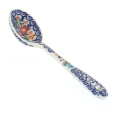 Blue Rose Polish Pottery 65 Vena Soup Spoon -Blue Rose Pottery Store GUEST 614b407a f449 4b45 b2f6 08c92c8a86ca