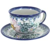 Blue Rose Polish Pottery 33 Vena Cup & Saucer 2 Blue Rose Polish Pottery 33 Vena Cup & Saucer -Blue Rose Pottery Store GUEST 634acfe3 ed11 4f6b 96fd cf250192ceb1
