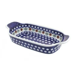 Blue Rose Polish Pottery 1281 Zaklady Rectangular Serving Dish -Blue Rose Pottery Store GUEST 63bb0599 0904 4174 ad18 c00fc0b0b4f1