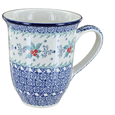 Blue Rose Polish Pottery 826 Ceramika Artystyczna Large Coffee Mug 12 Blue Rose Polish Pottery 826 Ceramika Artystyczna Large Coffee Mug - Image 10