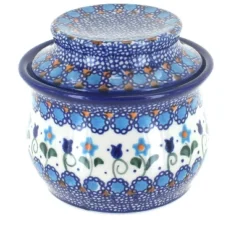 Blue Rose Polish Pottery 549 Vena French Butter Dish -Blue Rose Pottery Store GUEST 6500cd88 1cd3 4dfe 9549 8994a28065d4