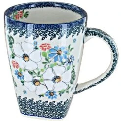 Blue Rose Polish Pottery K06 Galia Large Coffee Mug -Blue Rose Pottery Store GUEST 658cb4d5 2c4a 4295 aef8 ecdcbb7a3d97