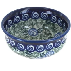 Blue Rose Polish Pottery 1384 Zaklady Small Bowl -Blue Rose Pottery Store GUEST 65c7e3cb d8cd 43de 95e8 b747c9461519