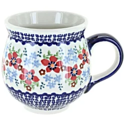 Blue Rose Polish Pottery K068 Manufaktura Large Bubble Mug -Blue Rose Pottery Store GUEST 660c8ee1 6e9a 4afc 971f e5fd4c41199b