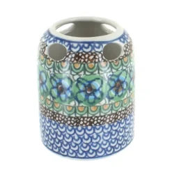 Blue Rose Polish Pottery 575 Ceramika Artystyczna Toothbrush Holder -Blue Rose Pottery Store GUEST 670464fb 9f81 4bec ac14 9d7632680051