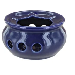Blue Rose Polish Pottery Cobalt Mug Warmer