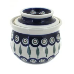 Blue Rose Polish Pottery 1512 Zaklady French Butter Dish -Blue Rose Pottery Store GUEST 683aa50a d3ff 48c7 a1db 17e4f47ee883