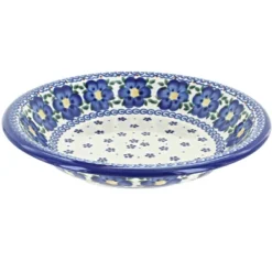 Blue Rose Polish Pottery 133 Vena Soup Plate -Blue Rose Pottery Store GUEST 698bc5a7 8cf8 4d7a 806a 6fd24f9335a4