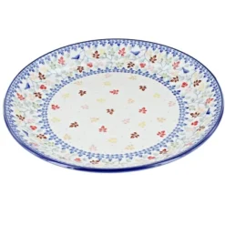 Blue Rose Polish Pottery Ceramika Artystyczna Dinner Plate -Blue Rose Pottery Store GUEST 6a23b7fd 6eee 4819 8d02 d1f240d1d6d7