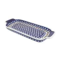 Blue Rose Polish Pottery 1282 Zaklady Bread Tray -Blue Rose Pottery Store GUEST 6ad977c1 2b87 4aa1 acc6 c51e19ede6e0