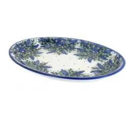 Blue Rose Polish Pottery 13K WR Unikat Oval Dish 12 Blue Rose Polish Pottery 13K WR Unikat Oval Dish -Blue Rose Pottery Store GUEST 6b9e6f6e 3ed0 40d5 8873 ab644bf57c38