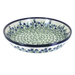 Blue Rose Polish Pottery 879 Zaklady Pie Plate -Blue Rose Pottery Store GUEST 6bd5367c f4f4 407b 9baa 8db8765c343f