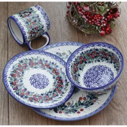 Blue Rose Polish Pottery WR Unikat Mug