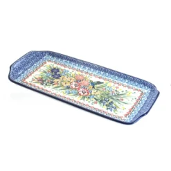 Blue Rose Polish Pottery 410 Ceramika Artystyczna Bread Tray -Blue Rose Pottery Store GUEST 6d22a48b 0817 405b afa0 2b8e0f7891d0