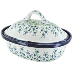 Blue Rose Polish Pottery 1158 Zaklady Roaster With Lid 17 Blue Rose Polish Pottery 1158 Zaklady Roaster With Lid -Blue Rose Pottery Store GUEST 6e787f9d 406c 4ff3 a66b 1e6122740293