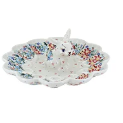 Blue Rose Polish Pottery Vena Bunny Egg Plate -Blue Rose Pottery Store GUEST 6efc1270 ee99 458d 9cab 32861034a5f0