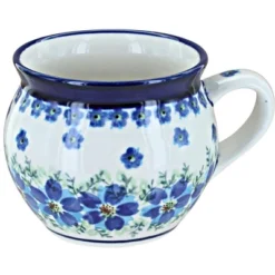 Blue Rose Polish Pottery 911 Zaklady Medium Bell Shaped Mug -Blue Rose Pottery Store GUEST 6f62ea9e 55cf 4ecb a010 014d68fac63d