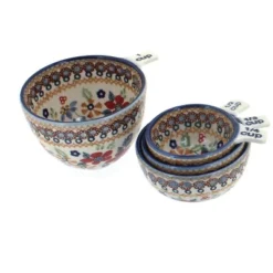 Blue Rose Polish Pottery M1720 Manufaktura Measuring Cup Set -Blue Rose Pottery Store GUEST 6f7188dd ce46 4009 90c0 089c73530d56