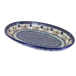 Blue Rose Polish Pottery 104 Vena Oval Platter -Blue Rose Pottery Store GUEST 6fb3773f 90c2 46ab b91d 1cb579f3686a