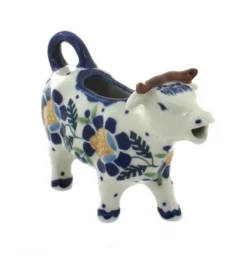 Blue Rose Polish Pottery D081 Manufaktura Cow Creamer -Blue Rose Pottery Store GUEST 701fc8af 22ba 4e18 a8f0 7133109bfb5e