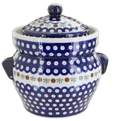 Blue Rose Polish Pottery 1126 Zaklady Canister -Blue Rose Pottery Store GUEST 70c589ed 0c2c 40c1 bf50 17ca5212514a