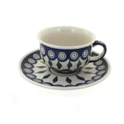 Blue Rose Polish Pottery 775-836 Zaklady Cup & Saucer -Blue Rose Pottery Store GUEST 70decc5d b904 414a 938d 806262b08bfe
