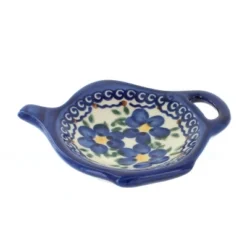Blue Rose Polish Pottery 324 Vena Tea Bag Holder -Blue Rose Pottery Store GUEST 71cdae0e 23b4 4ee0 b7c7 744d74e80175