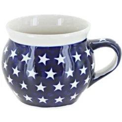 Blue Rose Polish Pottery 910 Zaklady Bell Shaped Mug -Blue Rose Pottery Store GUEST 71fdb733 7954 435d 9607 d5075579275a