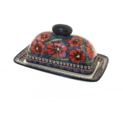 Blue Rose Polish Pottery 1377 Zaklady Butter Dish -Blue Rose Pottery Store GUEST 7283cd34 b158 4763 ad66 704cb8e553a0
