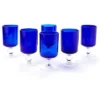 Blue Rose Polish Pottery 8oz. Cobalt Hurricane Wine Glass - Set Of 6 -Blue Rose Pottery Store GUEST 72a79e7c be6e 434f b624 5e3eef302bb1
