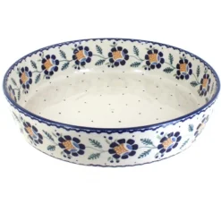 Blue Rose Polish Pottery M192 Manufaktura Large Round Baker -Blue Rose Pottery Store GUEST 72bae749 9c0c 44c1 b7f3 95e4b46d8312