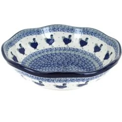 Blue Rose Polish Pottery 273 Ceramika Artystyczna Large Scallop Bowl -Blue Rose Pottery Store GUEST 730d1cdd ac0e 419d 85ed 77aaccb83b53