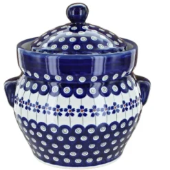 Blue Rose Polish Pottery 1125 Zaklady Small Container -Blue Rose Pottery Store GUEST 73a3c2e0 6ebd 4ec4 bad7 c5553718fe36