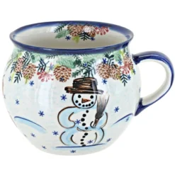 Blue Rose Polish Pottery 56 Vena Bubble Soup Mug -Blue Rose Pottery Store GUEST 73dff50c 1c1a 48dd 8138 780f8f638a91