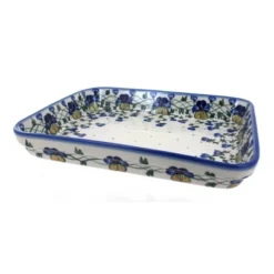 Blue Rose Polish Pottery 43B WR Unikat Large Rectangular Baker -Blue Rose Pottery Store GUEST 74381be2 c7f7 4920 a6bc 48af20e7049b