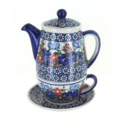 Blue Rose Polish Pottery 380 Vena Tea For One 19 Blue Rose Polish Pottery 380 Vena Tea For One -Blue Rose Pottery Store GUEST 747150f6 b693 420f baf2 d6ff5d14b771